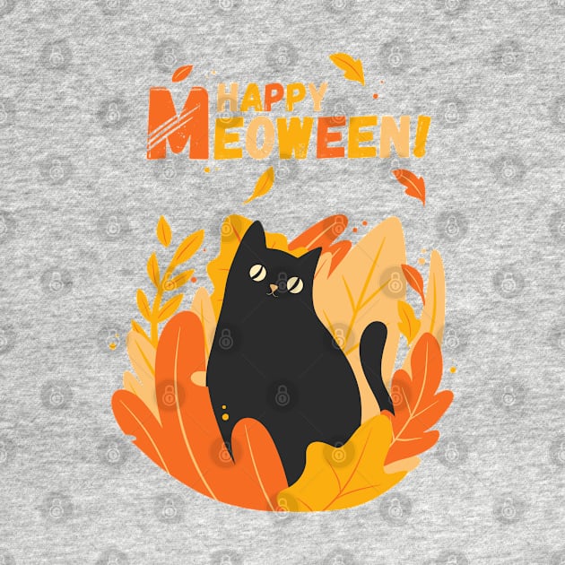 Happy Meoween, Halloween Cute Cat! by ForAnyoneWhoCares